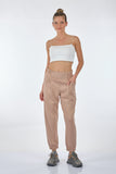 Vedi Oversize Kadın Pantolon: Minimalist Stil, Yüksek Bel, Midi Boy