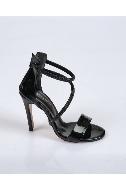 Pierre Cardin Minimalist Topuklu Sandalet - Yüksek Topuk - Deri