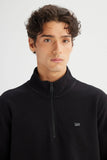 Regular Fit Normal Kesim Fermuar Detaylı Sweatshirt Lee