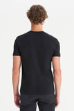 Regular Fit Normal Kesim Siyah Minimal Logo Tişört T-Shirt Wrangler