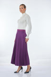 Scl Pileli Maxi Etek - Minimalist Günlük Stil