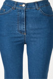 Seleste Yüksek Bel Dar Paça Kadın Kot Pantolon - Minimalist Tarz