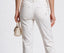 Seleste Kadın Normal Bel Düz Kesim Dokuma Kumaş Capri Pantolon