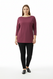 sıfır yaka basic tunik Scl