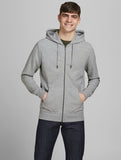 Jack&Jones Oversize Fermuarlı Kapüşonlu Erkek Sweatshirt - Günlük ve Spor
