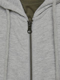 Jack&Jones Oversize Fermuarlı Kapüşonlu Erkek Sweatshirt - Günlük ve Spor