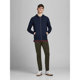 Jack&Jones Oversize Fermuarlı Kapüşonlu Erkek Sweatshirt - Günlük ve Spor