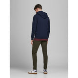 Jack&Jones Oversize Fermuarlı Kapüşonlu Erkek Sweatshirt - Günlük ve Spor