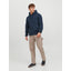 Jack&Jones Erkek Oversize Kapüşonlu Sweatshirt - Rahat ve Şık