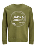 Jack&Jones Erkek Oversize Sweatshirt - Minimalist Tasarım - Günlük Kullanım