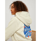 Jack&Jones JJXX Kadın Oversize Crop Kapüşonlu Sweatshirt - Minimalist Stil