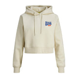 Jack&Jones JJXX Kadın Oversize Crop Kapüşonlu Sweatshirt - Minimalist Stil