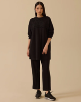 sim detaylı uzun sweatshirt Scl