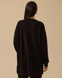 sim detaylı uzun sweatshirt Scl