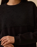 sim detaylı uzun sweatshirt Scl