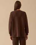 aksesuar detaylı bol kol sweatshirt Seçil