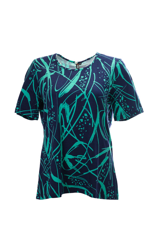 Canel Oversize Minimalist Kadın T-Shirt - Kısa Kol - Günlük