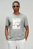 Lufian Oversize Minimalist Erkek T-Shirt - Kısa Kol Yuvarlak Yaka Günlük