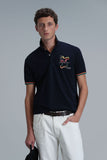 Lufian Minimalist Polo Yaka Kısa Kol Erkek T-Shirt - Günlük Kombinleriniz İçin