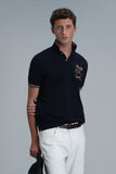 Lufian Minimalist Polo Yaka Kısa Kol Erkek T-Shirt - Günlük Kombinleriniz İçin