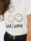 Only Minimalist Kadın T-Shirt - Kısa Kol Yuvarlak Yaka Günlük