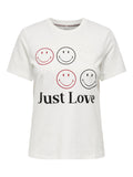 Only Minimalist Kadın T-Shirt - Kısa Kol Yuvarlak Yaka Günlük