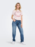 Only Minimalist Kadın T-Shirt - Kısa Kol Yuvarlak Yaka Günlük