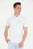 U.S. Polo Assn. Erkek Minimalist Polo Yaka Kısa Kol T-Shirt - Günlük Stil