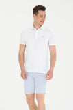 U.S. Polo Assn. Erkek Minimalist Polo Yaka Kısa Kol T-Shirt - Günlük Stil