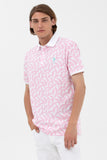 U.S. Polo Assn. Erkek Kısa Kol Polo Yaka Desenli T-Shirt - Regular Fit