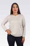 Tolga Saraçoğlu Minimalist Uzun Kol Kadın Sweatshirt - Günlük Rahatlık