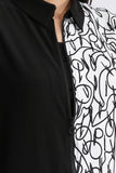 Tolga Saraçoğlu Oversize 3/4 Kol Gömlek Yaka Kadın Ceket - Minimalist Stil