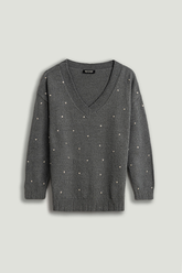 Taş Detaylı Triko Nocturne