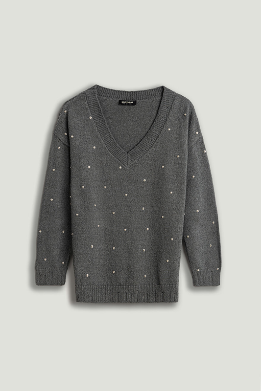 Taş Detaylı Triko Nocturne