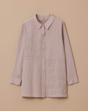 büyük beden nakışlı pul detaylı tunik Gala-Xi