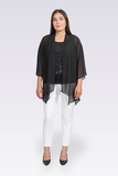 Tolga Saraçoğlu Oversize Şifon Midi Tuni̇k - Minimalist Günlük Stil