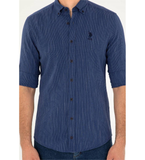 U.S. Polo Assn. Minimalist 3/4 Kol Erkek Gömlek - Günlük Şıklık