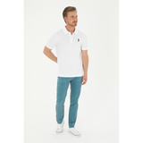 U.S. Polo Assn. Minimalist Polo Yaka Kısa Kol Erkek T-Shirt - Günlük Stil