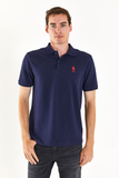 U.S. Polo Assn. Minimalist Polo Yaka Kısa Kol Erkek T-Shirt - Günlük Stil