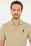 U.S. Polo Assn. Minimalist Polo Yaka Kısa Kol Erkek T-Shirt - Günlük Stil