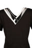 Vedi-bb Minimalist Oversize V Yaka Kadın T-Shirt - Kısa Kol