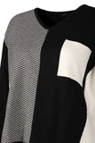 Vedi-bb Oversize V Yaka Triko Kazak - Minimalist Stil - Günlük
