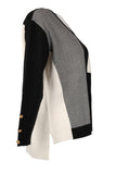 Vedi-bb Oversize V Yaka Triko Kazak - Minimalist Stil - Günlük