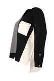 Vedi-bb Oversize V Yaka Triko Kazak - Minimalist Stil - Günlük