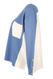 Vedi-bb Oversize V Yaka Triko Kazak - Minimalist Stil - Günlük