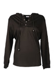 Vedi-bb Oversize Kapüşonlu Uzun Kol Kadın Sweatshirt - Günlük Rahat Şık