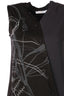 Vedi Asimetrik V Yaka Kolsuz Midi Bluz - Minimalist Stil