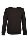 Vedi Minimalist Oversize V Yaka Uzun Kol Kadın Bluz VD4104