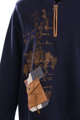 Vedi Oversize Uzun Kol Kadın Sweatshirt - Minimalist Günlük