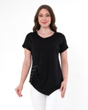 Vedi Minimalist Oversize Kısa Kol T-Shirt - Günlük Şıklık